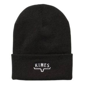 Kimes Ranch Huxton Embroidered Black Beanie